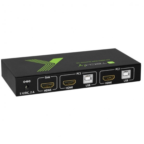 Switch KVM Techly  IDATA KVM-HDMI2U