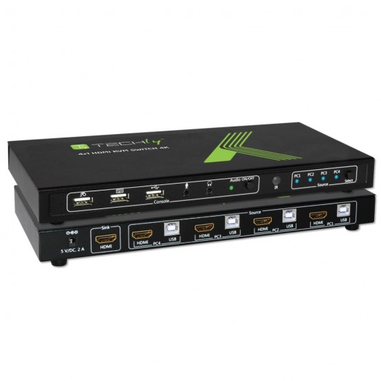 Switch KVM Techly  IDATA KVM-HDMI4U