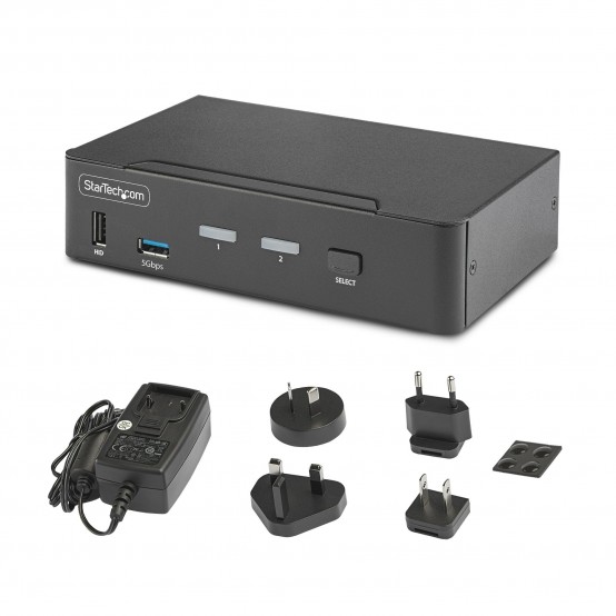 Switch KVM StarTech.com  D86A2-2-PORT-8K-KVM