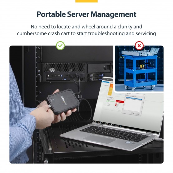 Switch KVM StarTech.com  NOTECONS02X