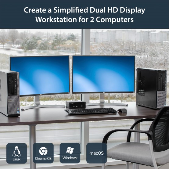 Switch KVM StarTech.com  SV231DPDDUA