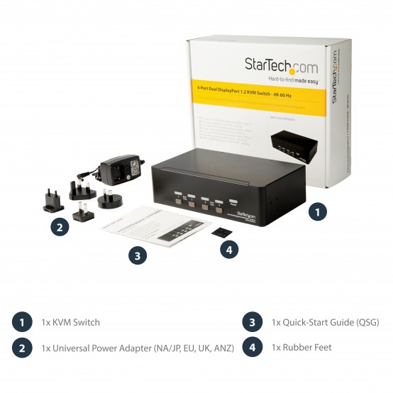 Switch KVM StarTech.com  SV431DPDDUA2
