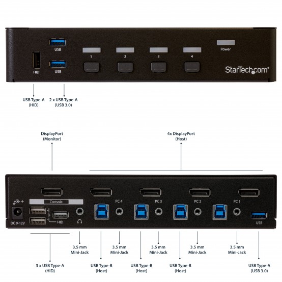 Switch KVM StarTech.com  SV431DPU3A2