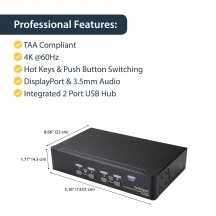 Switch KVM StarTech.com  SV431DPUA2
