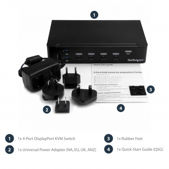 Switch KVM StarTech.com  SV431DPUA2