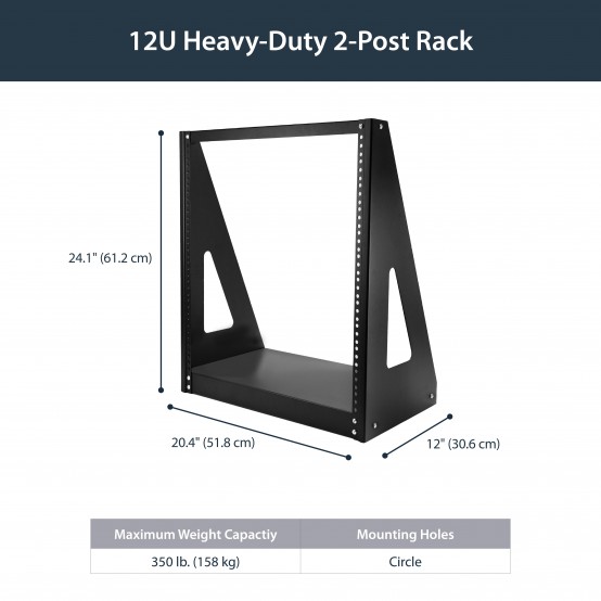 Cabinet StarTech.com  2POSTRACK12