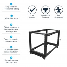 Cabinet StarTech.com  4POSTRACK12U