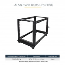 Cabinet StarTech.com  4POSTRACK12U