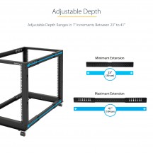 Cabinet StarTech.com  4POSTRACK12U