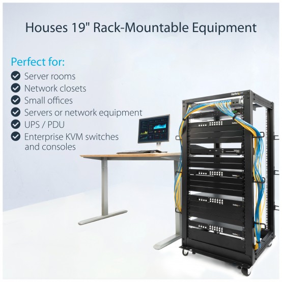 Cabinet StarTech.com  4POSTRACK25U