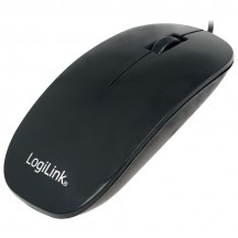 Mouse LogiLink Mouse Optical black flat ID0063